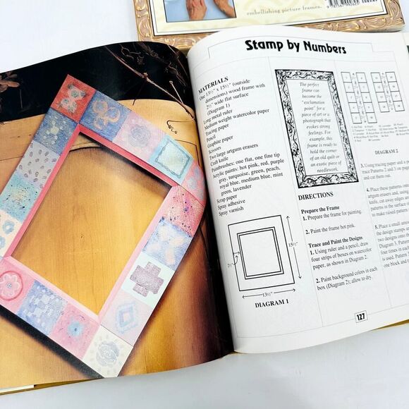 Picture Framing DIY Do It Yourself Craft Book Lot Frame Art step by Step photos - Picture 14 of 16